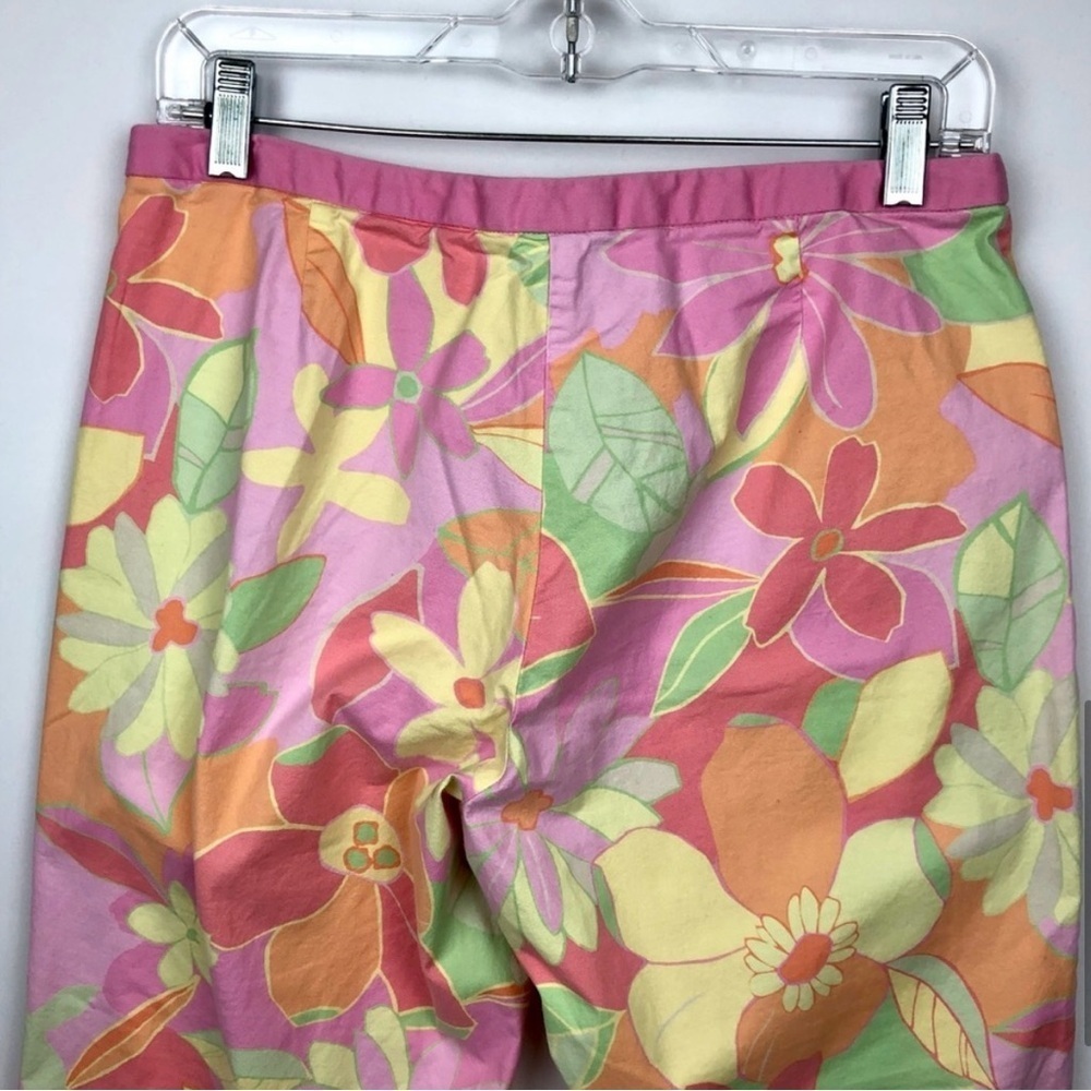 Sigrid Olsen mod pastel floral ankle pants - Size: 6 - Picture 7 of 12